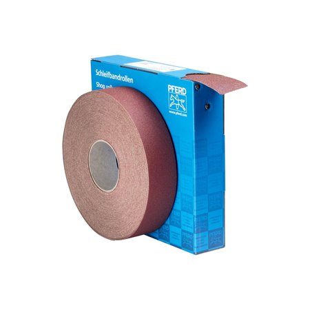 PFERD 2" Shop Roll - Resin/Resin Heavy Duty - 50 Yard Roll - Aluminum Oxide - 80 Grit 47217